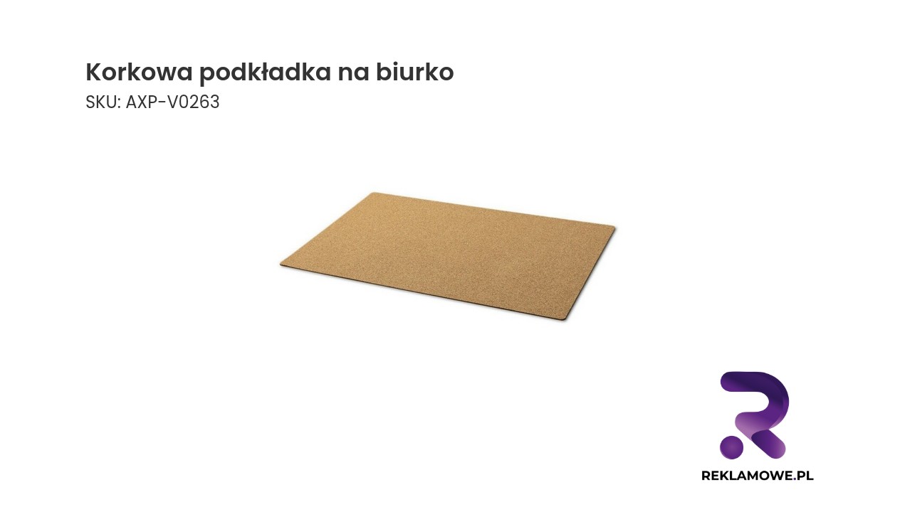 Korkowa podkładka na biurko Korkowa podkładka na biurko z naturalnym wzorem