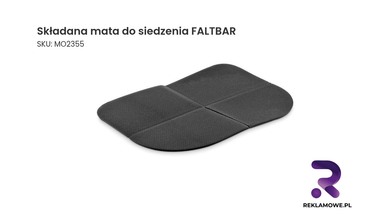 Składana mata do siedzenia FALTBAR Składana mata do siedzenia FALTBAR w użyciu