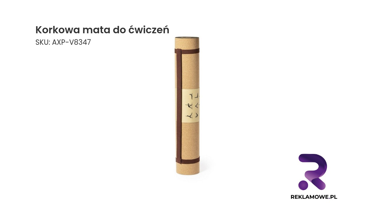Korkowa mata do ćwiczeń przyjazna dla środowiska