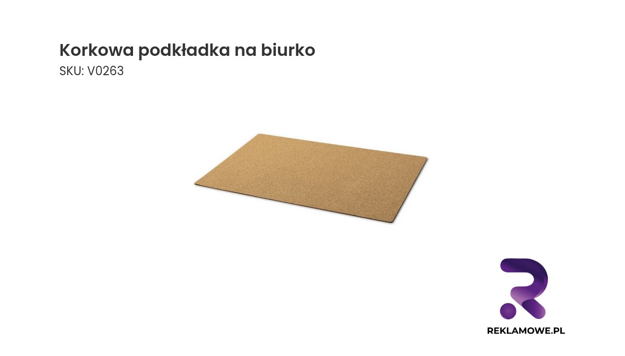 Ekologiczna korkowa podkładka na biurko